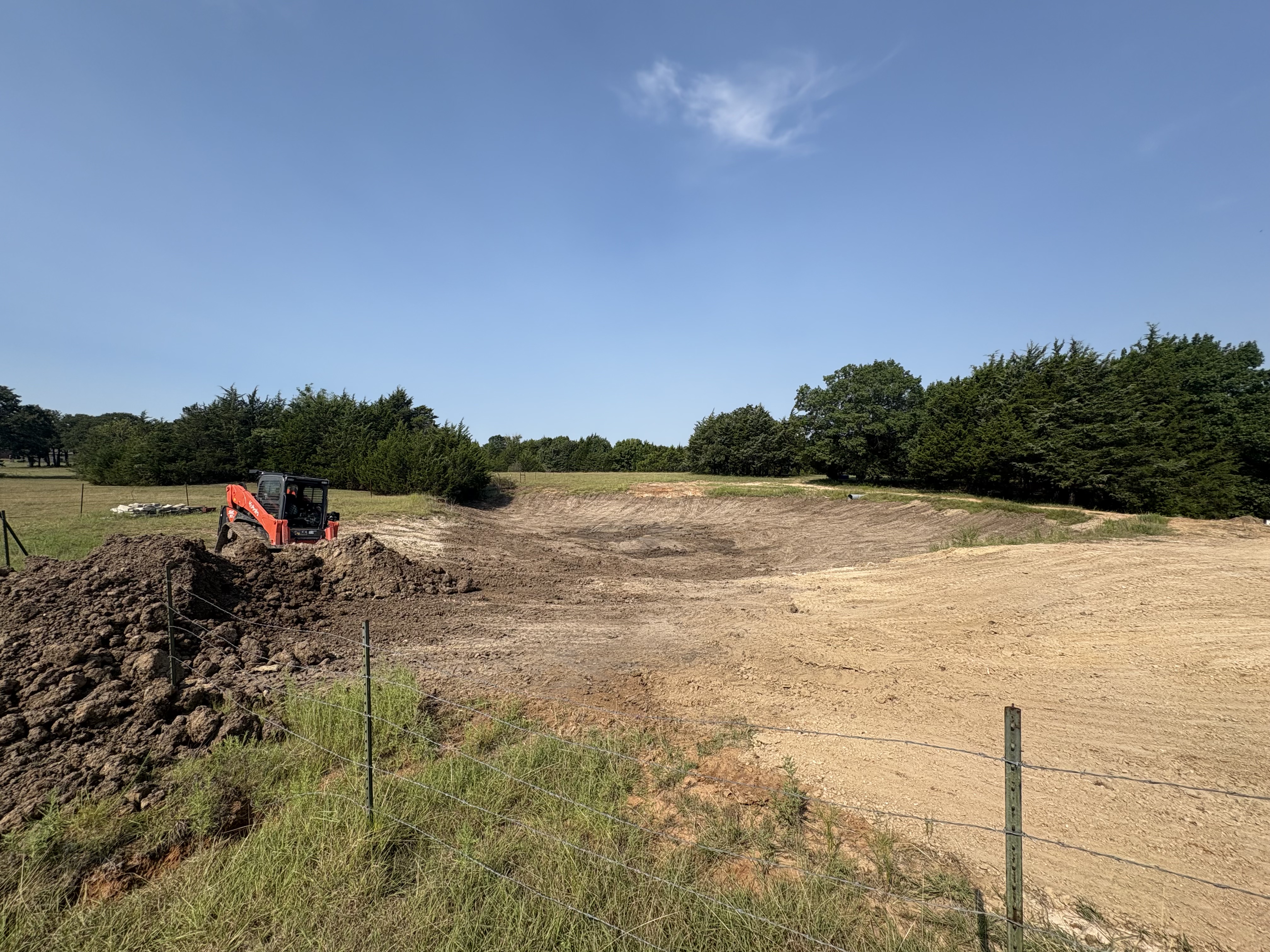 Heavy equipment demolition work