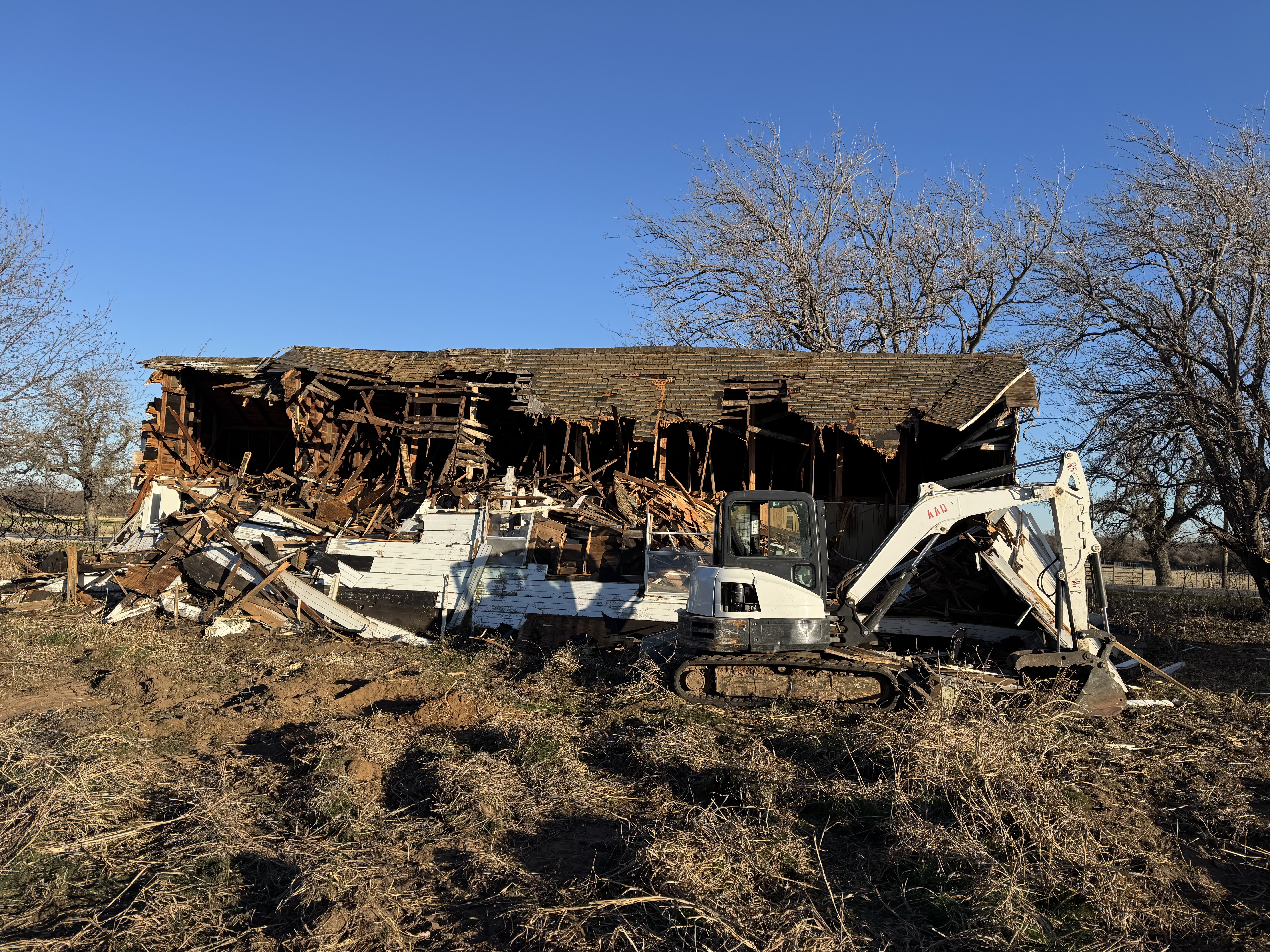 Before demolition project